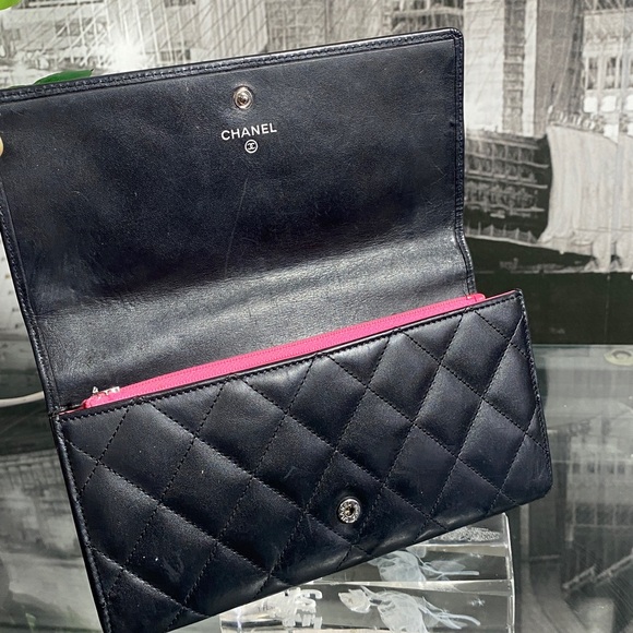 Authentic Chanel Cambon Line Quilted Flap Long Wallet - Picture 8 of 17